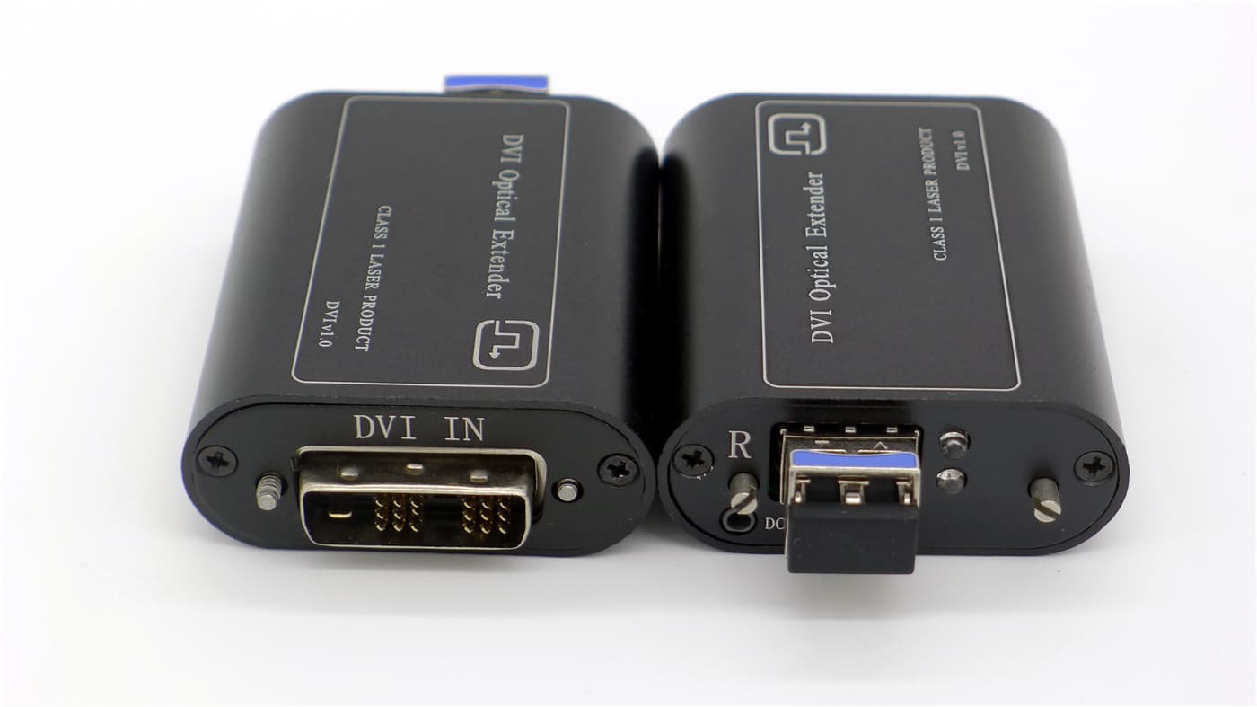 1CH 1080P DVI fiber optical converters extenders over 1fiber